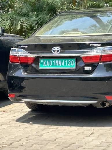 Green Number Plates for Electric Vehicles