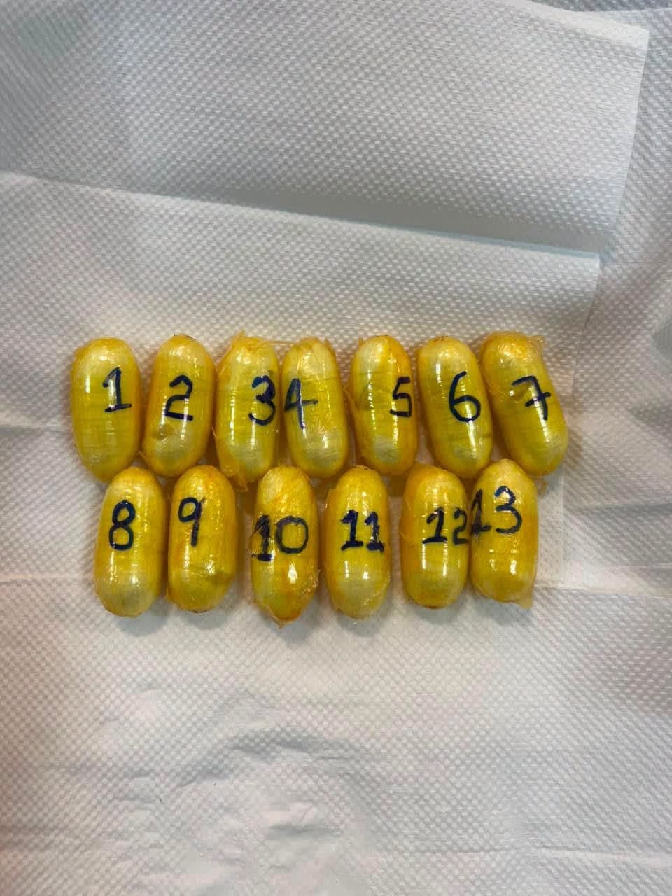 Ugandan National Arrested with 90 Cocaine Capsules